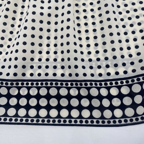 J. Crew Women's Size 12 Polka Dot Pintuck Sleeveless Blouse - Picture 9 of 10